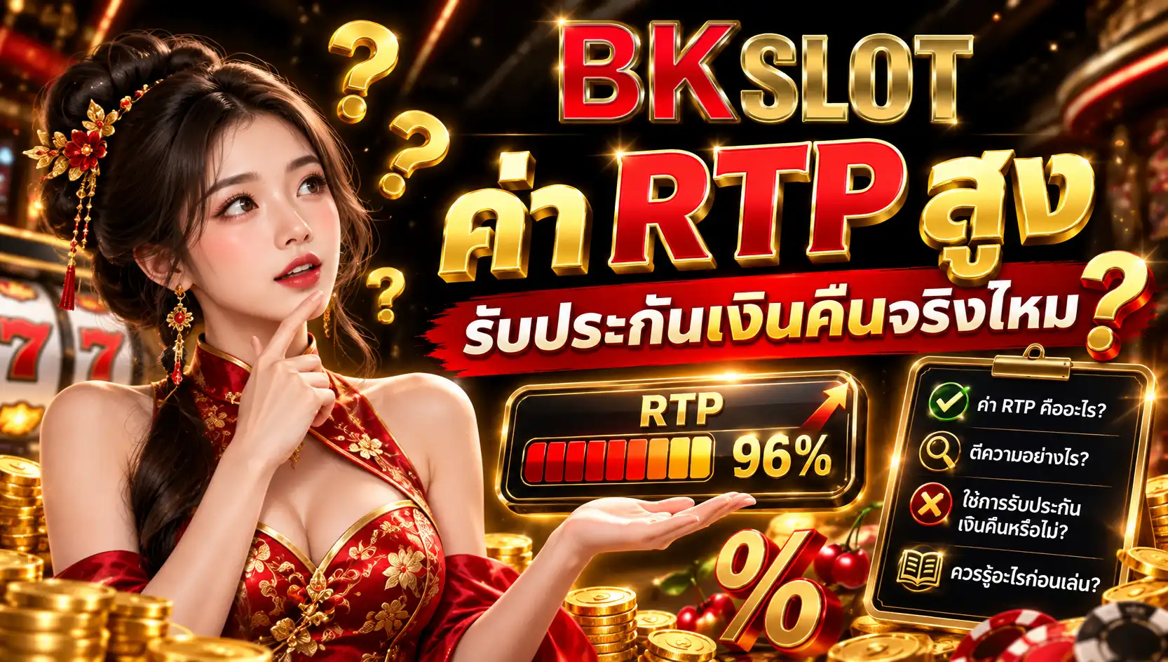 BKSLOT ค่า RTP สูง รับประกันเงินคืนจริงไหม?