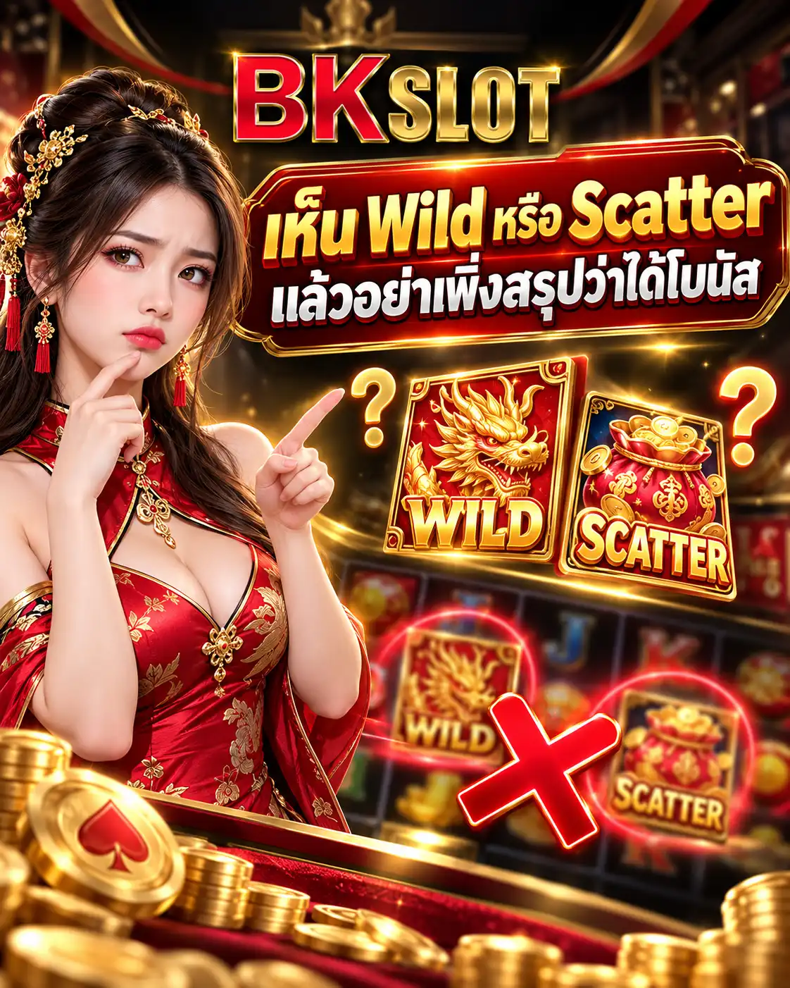 เห็น Wild หรือ Scatter แล้วอย่าเพิ่งสรุปว่าได้โบนัส